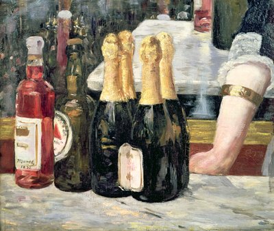 A Bar at the Folies-Bergere (detail) by Édouard Manet